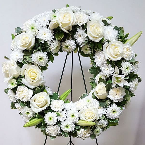 Bespoke Sympathy Wreath Petals Plus Floral Design