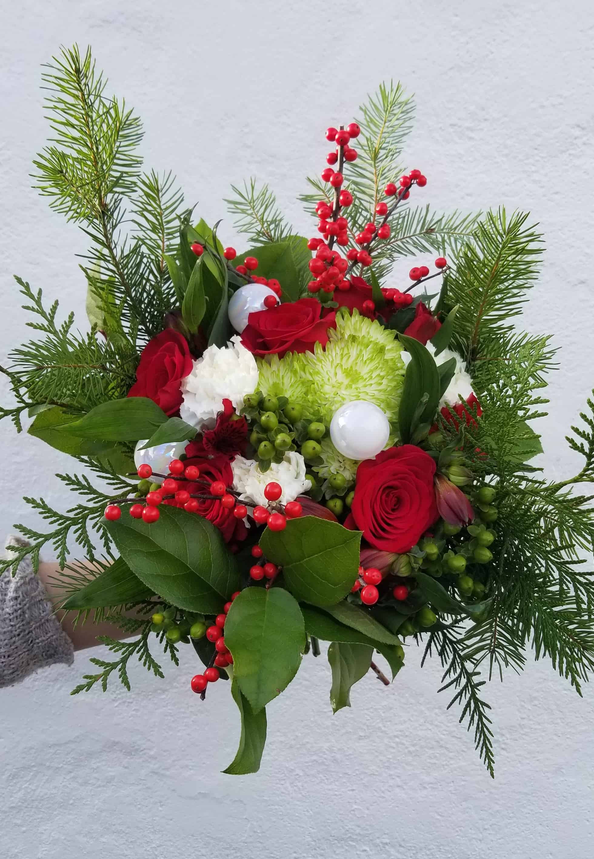 Holiday Bouquet Petals Plus Floral Design